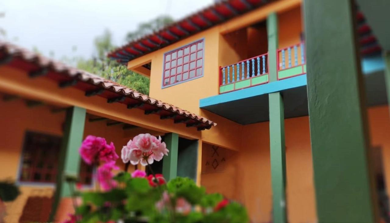 Casona 1865 Hotel Ráquira Exterior foto