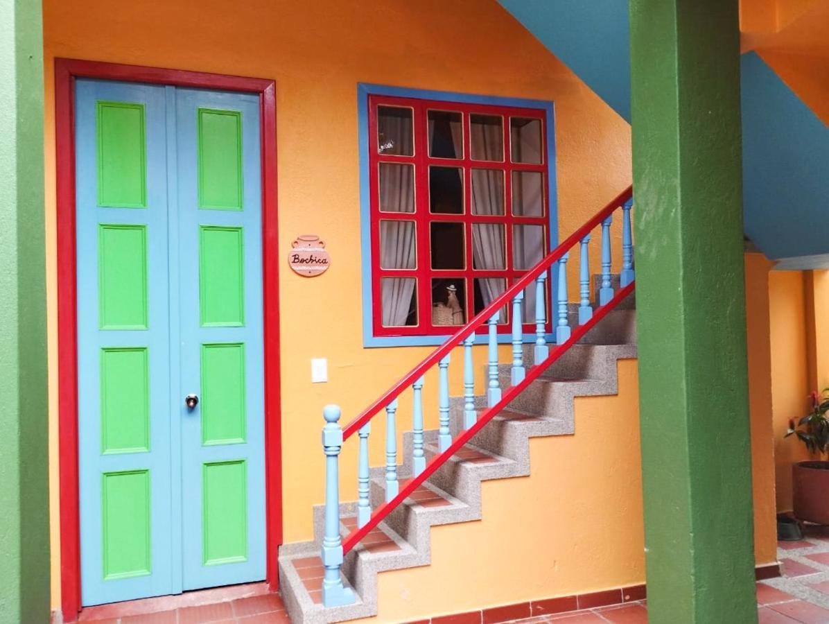 Casona 1865 Hotel Ráquira Exterior foto